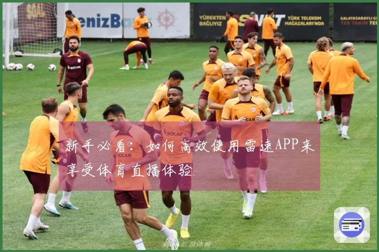 新手必看：如何高效使用雷速APP来享受体育直播体验